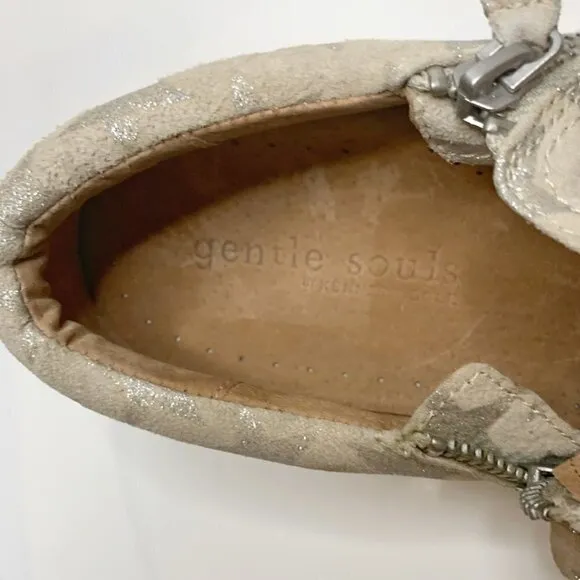 Gentle Souls Kenneth Cole Lowe Suede Star Casual Slip On Sneakers