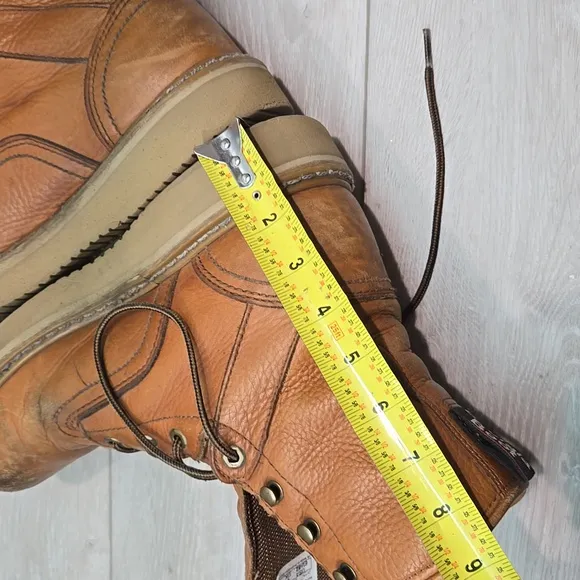Georgia Boot G8152 8&quot; Barracuda Gold WedgeMens Leather Oil&amp;slip Resistant 8