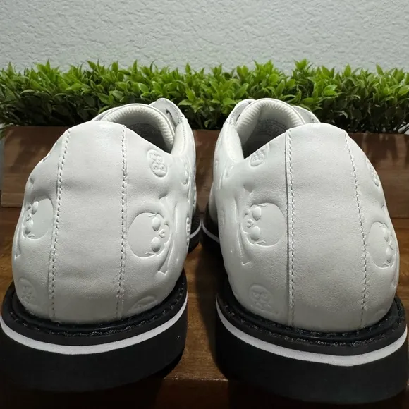 G/Fore G4 GFORE Skull Gallivanter Golf Shoes White Debossed G4MS20EF22 Size 12.5