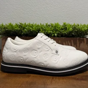 G/Fore G4 GFORE Skull Gallivanter Golf Shoes White Debossed G4MS20EF22 Size 12.5