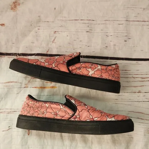 Giamba Giambattista Floral Slip On Sneakers Size 38