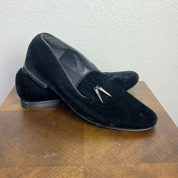 Giorgio Brutini mens black velvet dress shoes