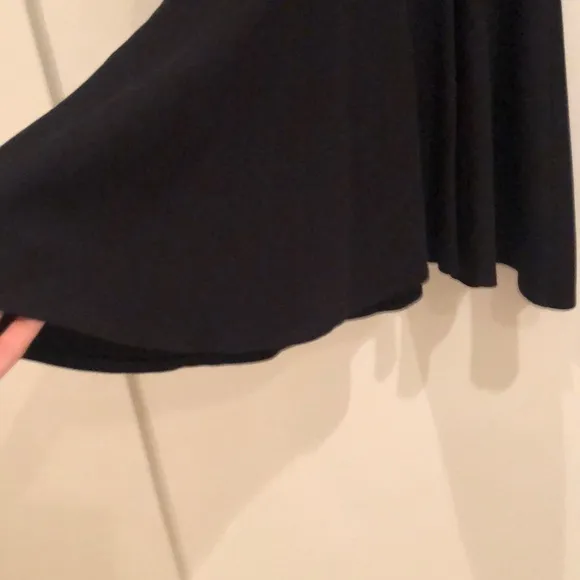 Girls black and white dress