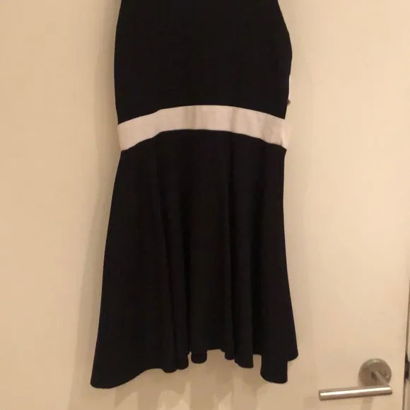Girls black and white dress