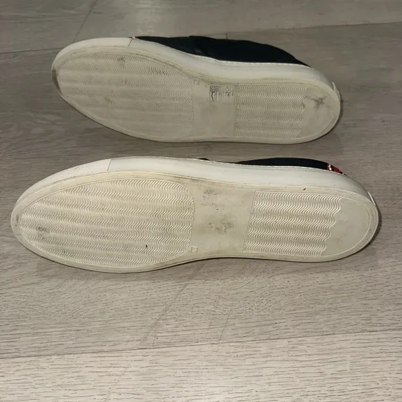 Givenchy Bkack Slip-On Sneakers with Star Design
