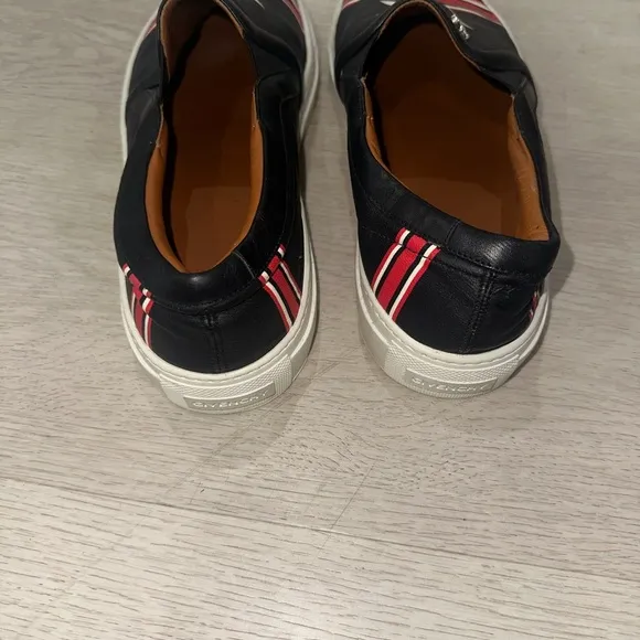 Givenchy Bkack Slip-On Sneakers with Star Design