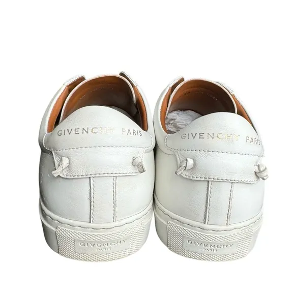 Givenchy City Sport White Leather Low Top Sneakers Slip On Women’s