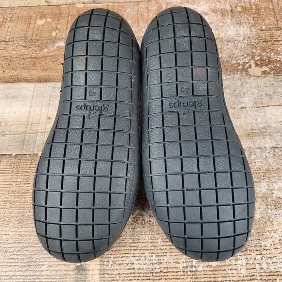 Glerups Slippers Women's US 9 EU 40 Grey Wool Slip On Rubber Sole Comfort Shoes