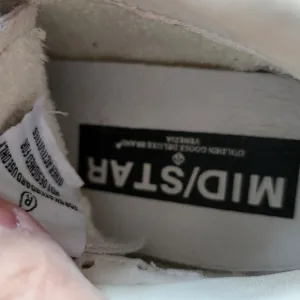 Golden Goose MID/STAR White Sneakers
