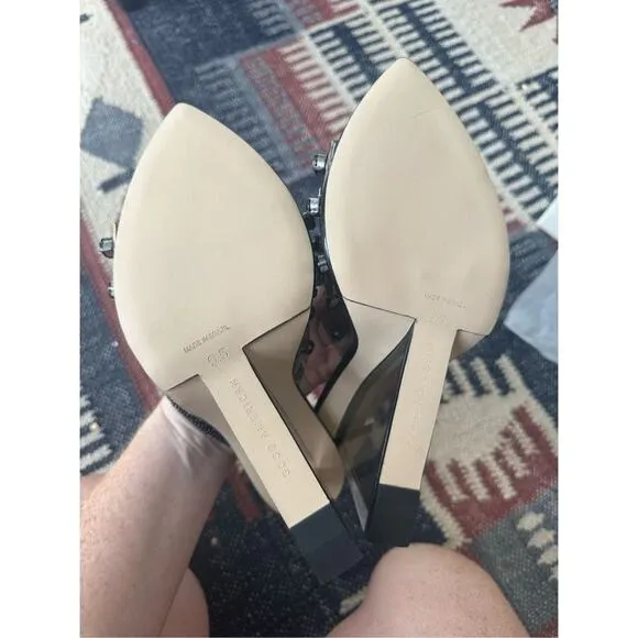 Good American Diamonds Forever Wedge in Lightsmoke001, Size 9.5