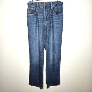 Good American womems sz 29 weightless 90s  style GN1033 high rise wide leg 106