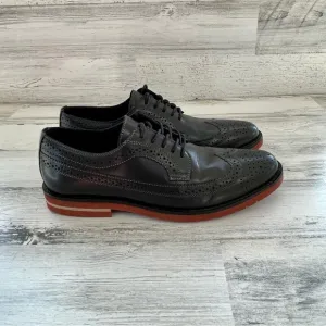 Gordon Rush Men’s Wing Tip Lace Up Dress Shoes Size 8 Made In Brazil