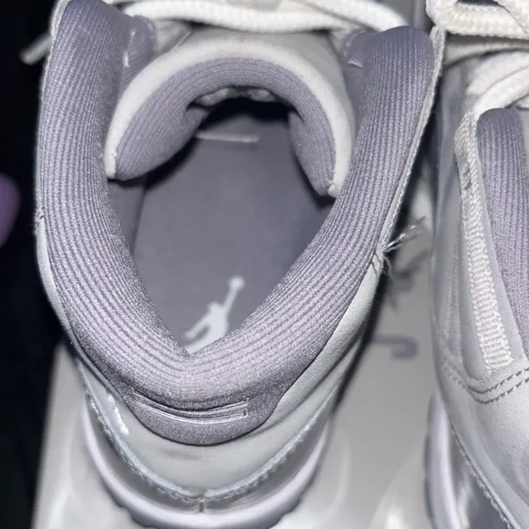 Gray and White Sneakers