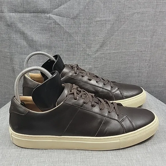 Greats Brooklyn The Royale brown Italian leather Men's sneakers shoes Size 11. 5