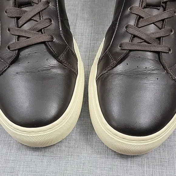 Greats Brooklyn The Royale brown Italian leather Men's sneakers shoes Size 11. 5