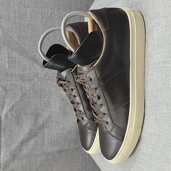 Greats Brooklyn The Royale brown Italian leather Men's sneakers shoes Size 11. 5