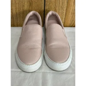 Greats Brooklyn the Wooster Women's Leather Slip on Sneakers Peach Pink Size 9.5