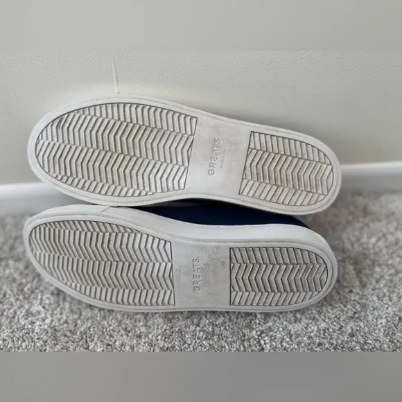 Greats Royale Blue Knit Sneakers Tennis Shoes Size 11