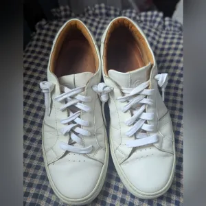 GreatsMen's White Leather Sneakers