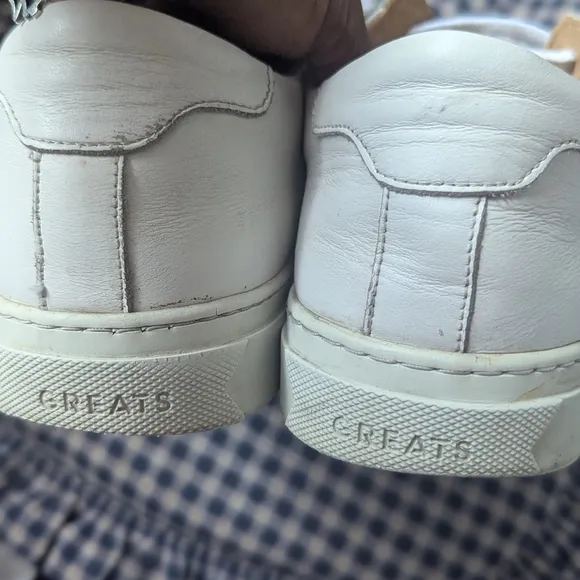 GreatsMen's White Leather Sneakers