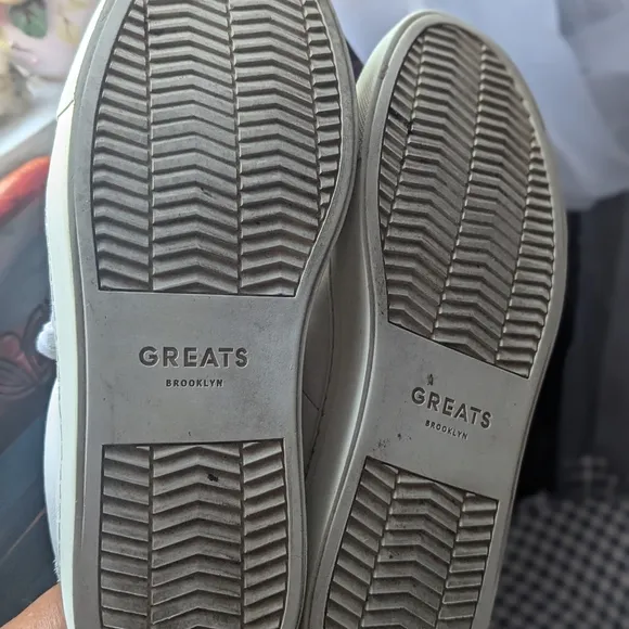 GreatsMen's White Leather Sneakers