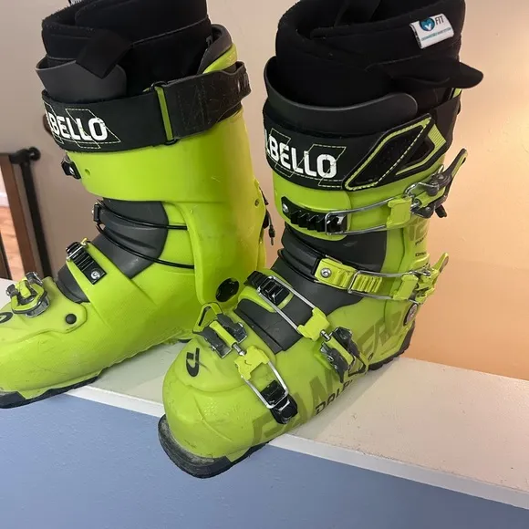 Green and Black Rain &amp; Snow Boots with Adjustable Fit