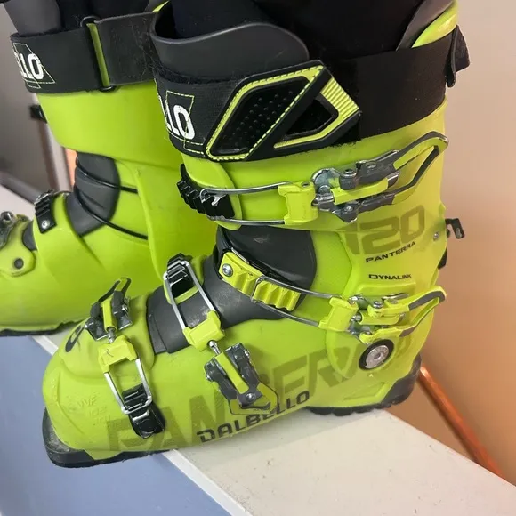 Green and Black Rain &amp; Snow Boots with Adjustable Fit