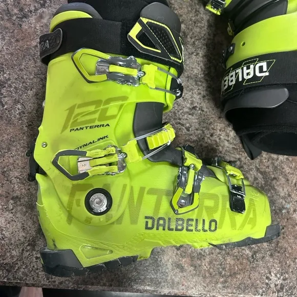 Green and Black Rain &amp; Snow Boots with Adjustable Fit