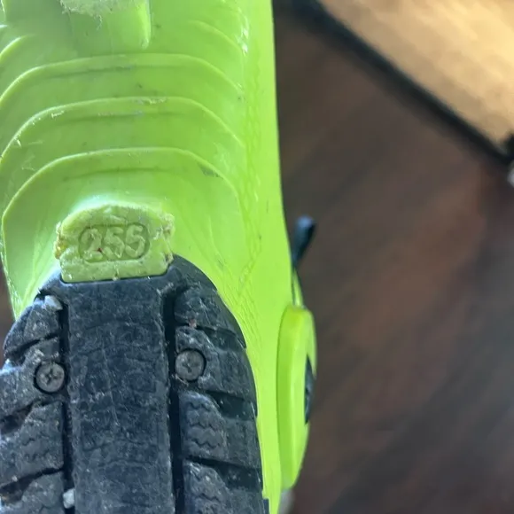 Green and Black Rain &amp; Snow Boots with Adjustable Fit