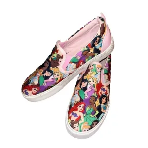 GROUND UP Disney Princes Slip On Sneaker Size 7