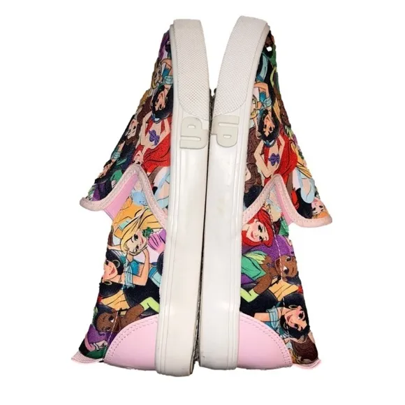 GROUND UP Disney Princes Slip On Sneaker Size 7