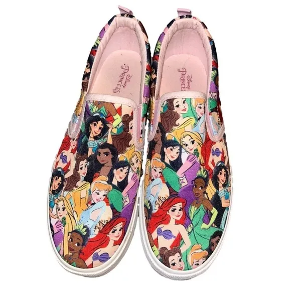 GROUND UP Disney Princes Slip On Sneaker Size 7