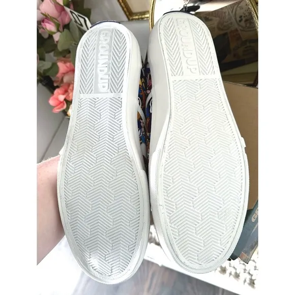 Ground Up Enchanted Winter Disney Beauty &amp; The Beast sneakers slip on
