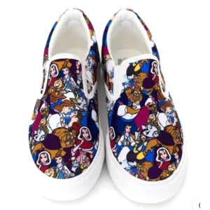 Ground Up Enchanted Winter Disney Beauty &amp; The Beast sneakers slip on