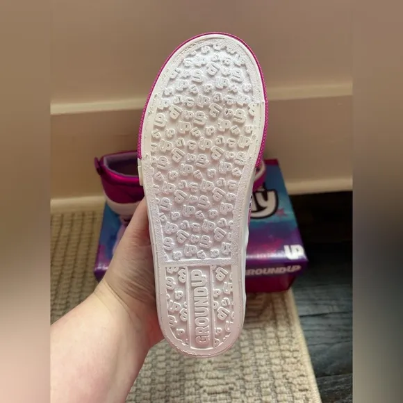 GroundUp My Little Pony Pink &amp; Purple Slip On Sneakers Size 2 New in Box