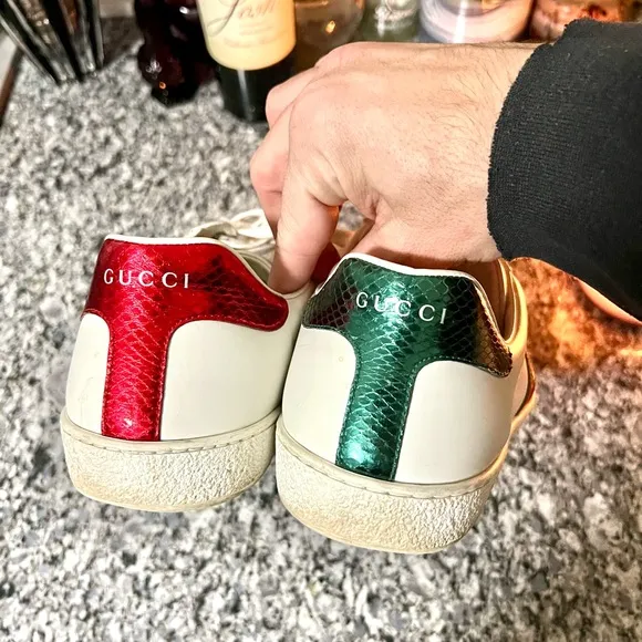 Gucci Ace Shoes Mens Sneakers Size 11.