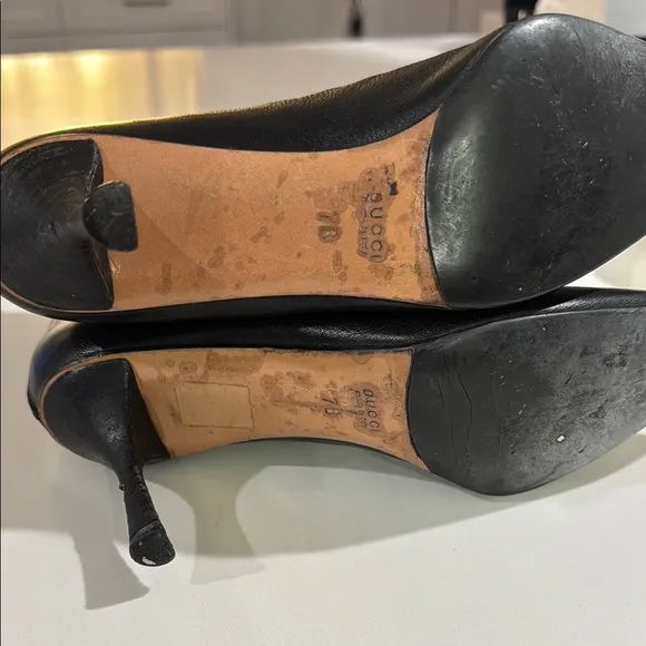 Gucci Black Heeled Boots