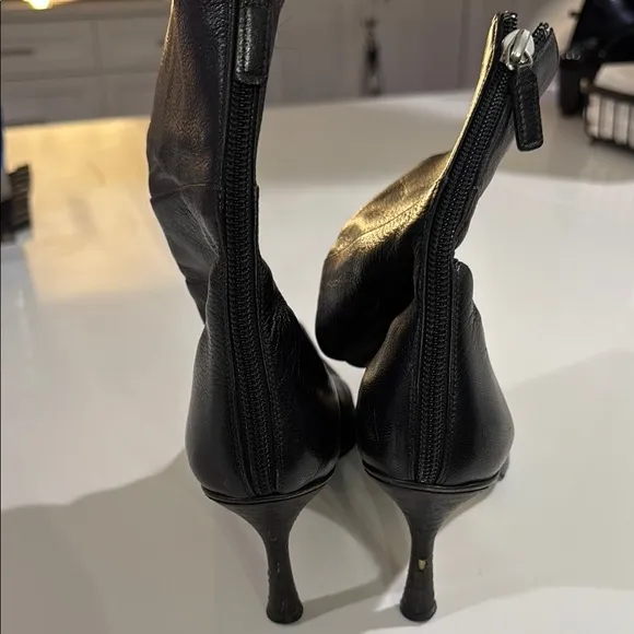 Gucci Black Heeled Boots