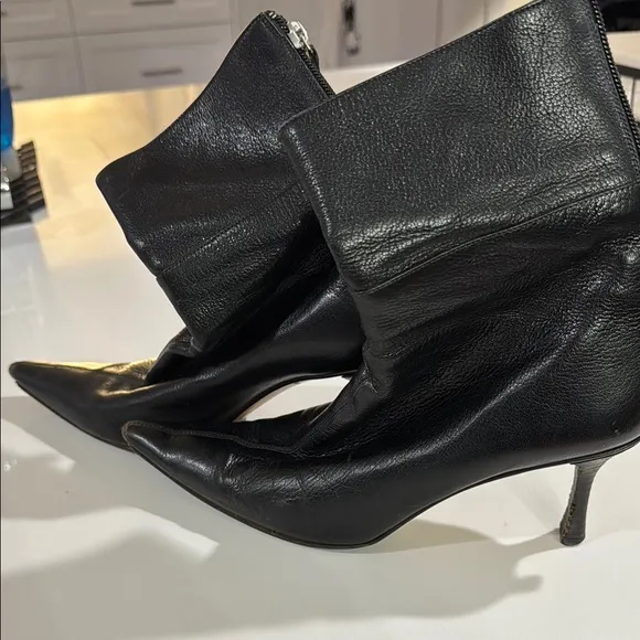 Gucci Black Heeled Boots