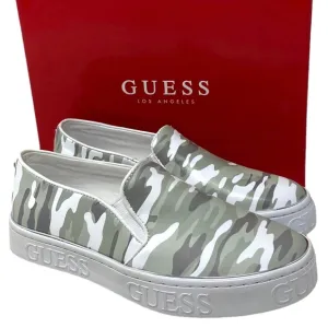 GUESS Gladis Floral Slip On Sneakers Women's Size White Synthetic GFGLADIS27
