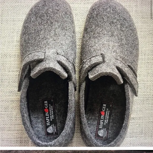 halflinger wool shoes/slippers size 42 nwt