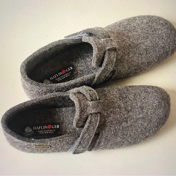 halflinger wool shoes/slippers size 42 nwt