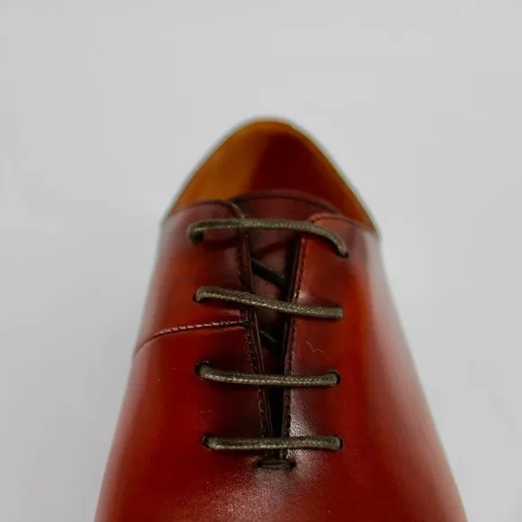 Hallow Unbind Handmade Dress Shoes Leather Wingtip Oxford Men’s Size 10.5 NEW