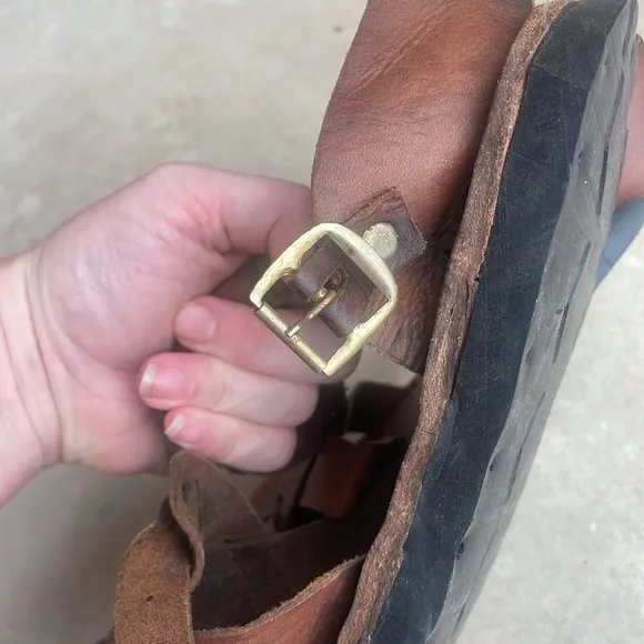 Handmade Leather Sandals! Size  10