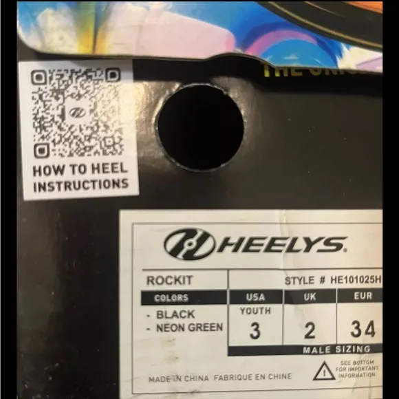 HEELYS Sneaker Rocket (Little Kid/Big Kid/Adult)  Sz3 Big Kids Unisex