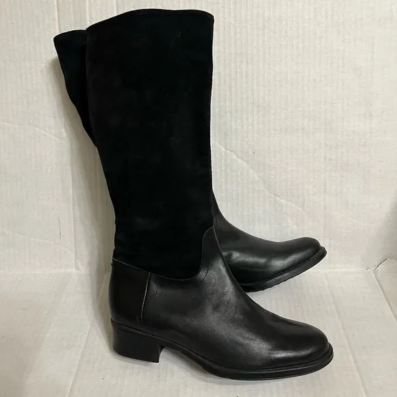 HELENE ROUGE Made In Spain Suede Tall Shaft Boots