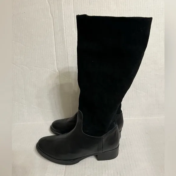 HELENE ROUGE Made In Spain Suede Tall Shaft Boots