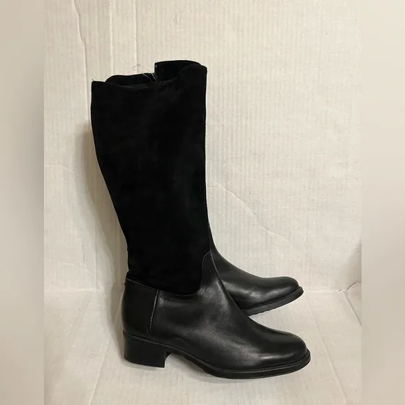 HELENE ROUGE Made In Spain Suede Tall Shaft Boots