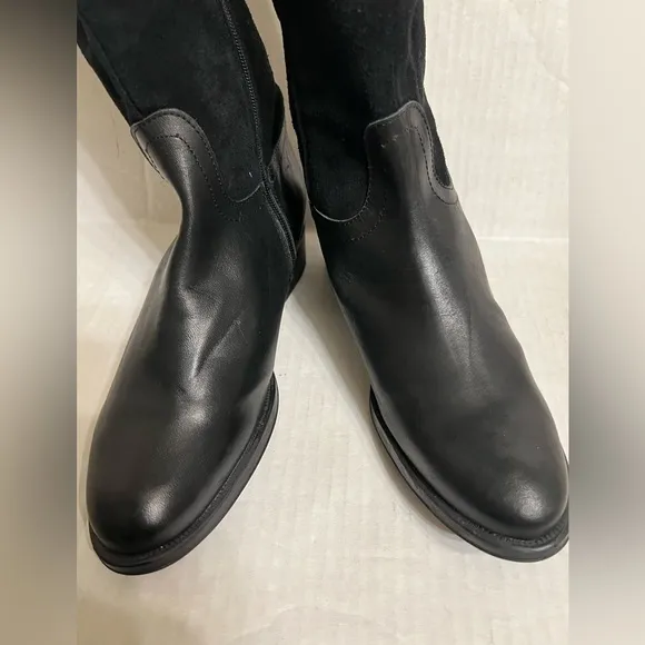 HELENE ROUGE Made In Spain Suede Tall Shaft Boots
