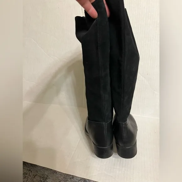 HELENE ROUGE Made In Spain Suede Tall Shaft Boots